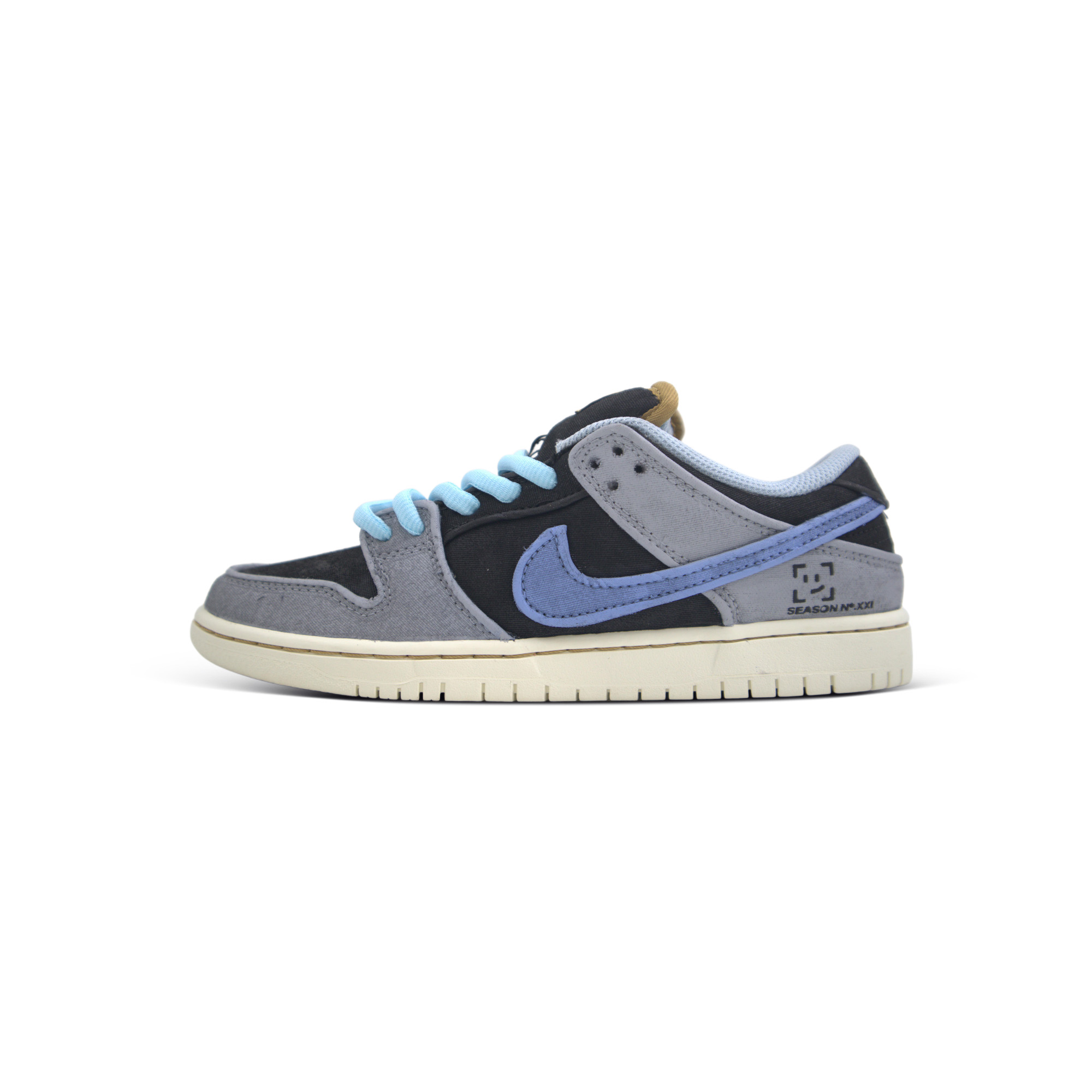 

Dunk SB Morning Fog On The Coast Abrasion Resistant Low top Skateboard Shoes Unisex Nike, светло серый