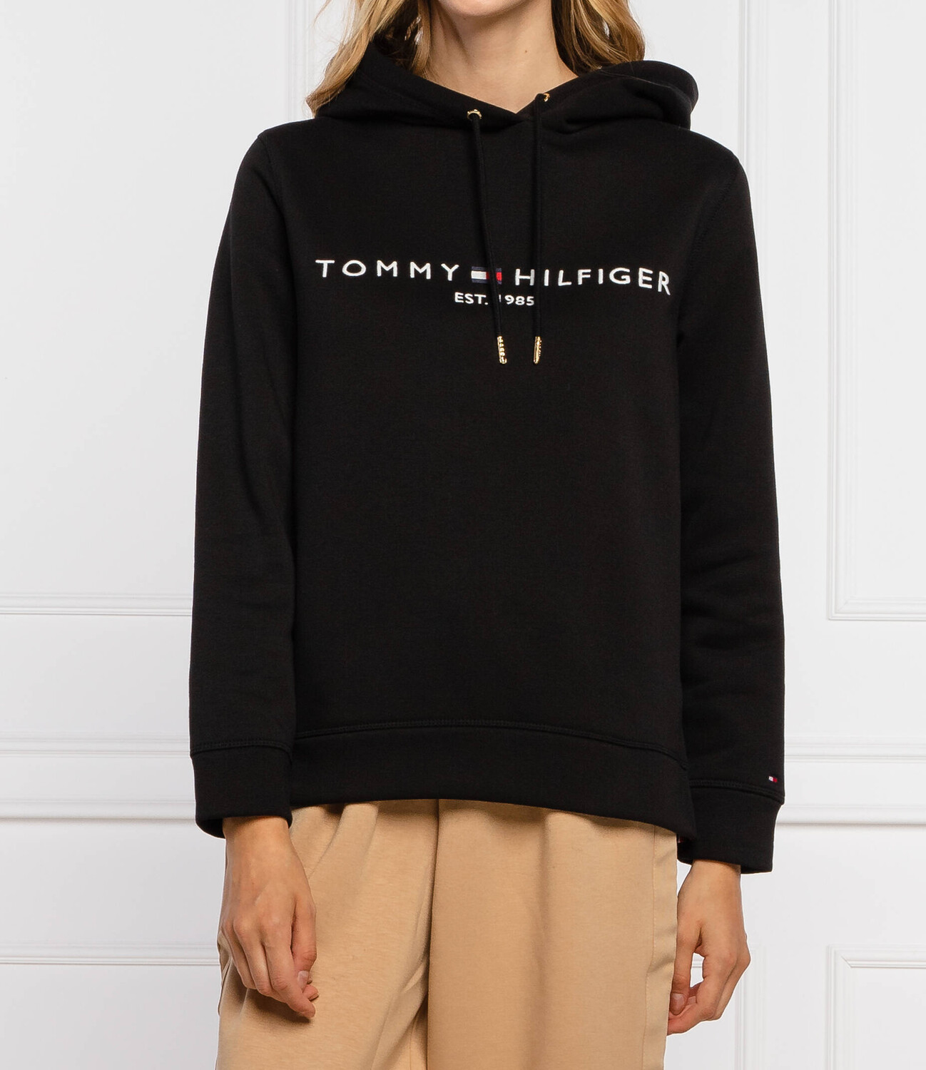 

Толстовка Tommy Hilfiger regular fit, черный