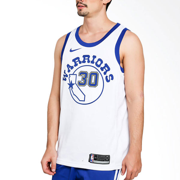 Спортивная футболка golden state warriors curry 30 white hardwood classic swingman jersey Nike, белый — фото 4
