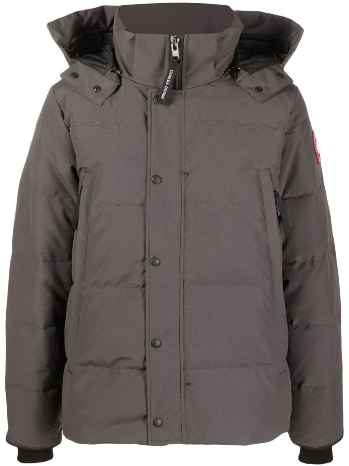 

Canada Goose пуховик с капюшоном, серый