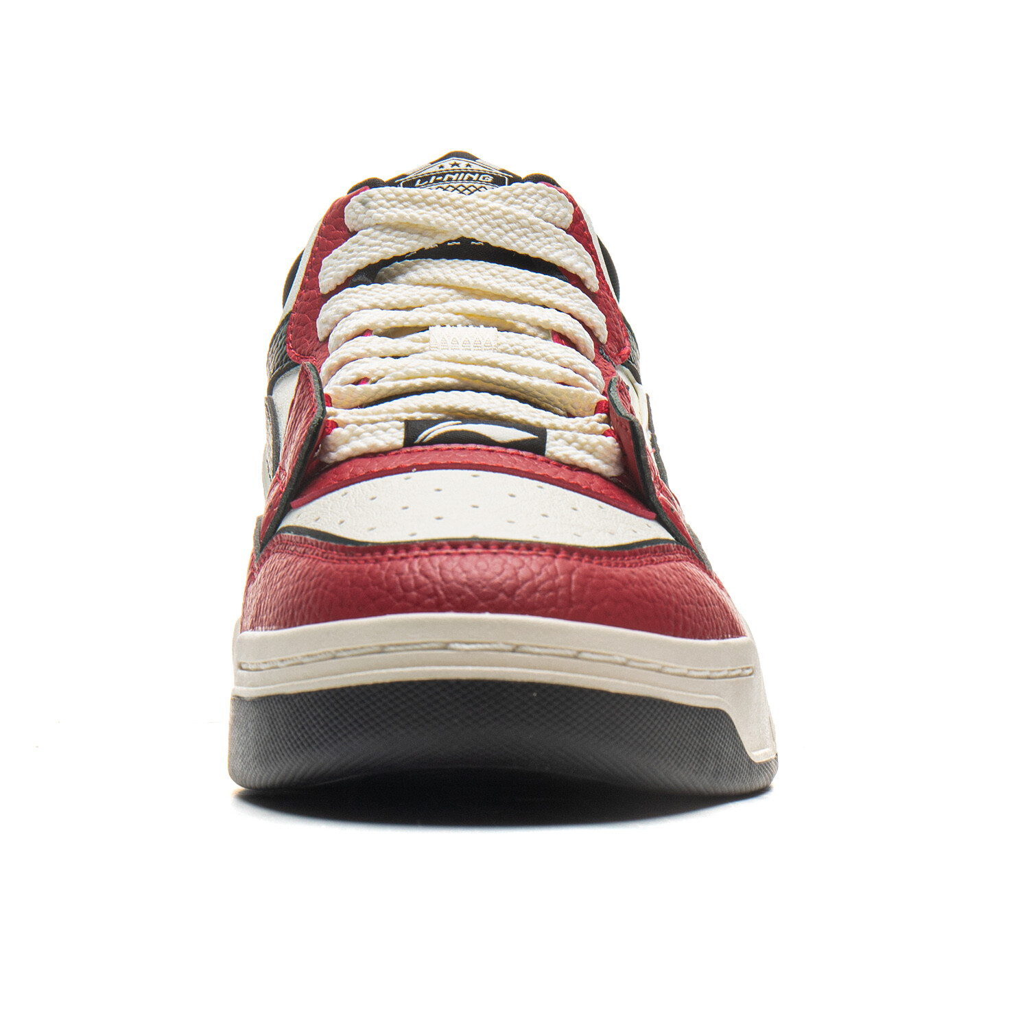 Кроссовки LINING Moonlight White HI Skateboarding Shoes Men Mid-top White/Red, белый/красный — фото 4