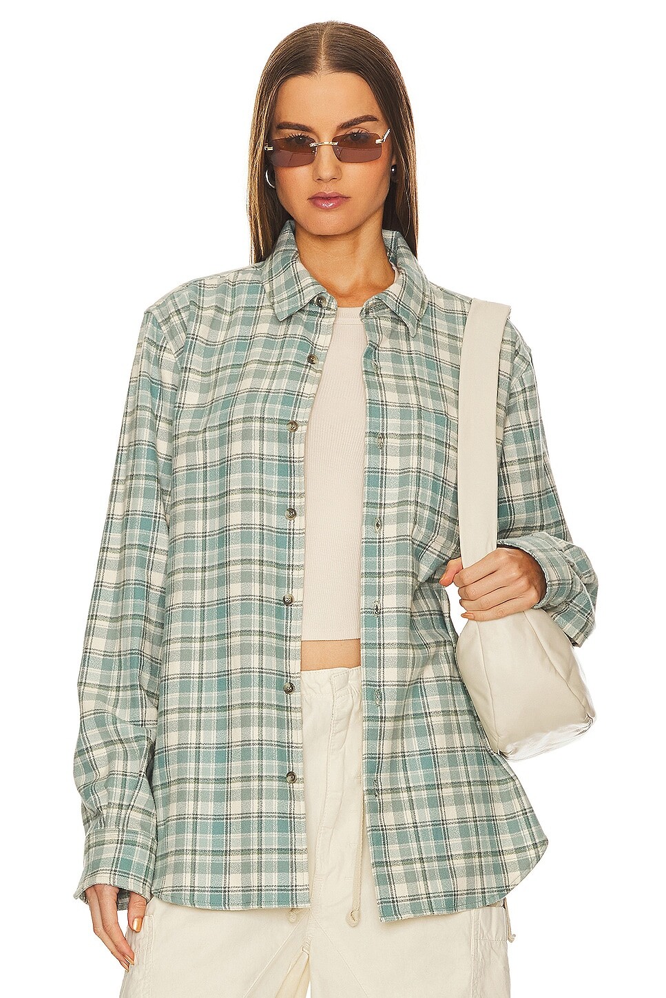 

Рубашка WAO The Flannel, цвет blue & cream