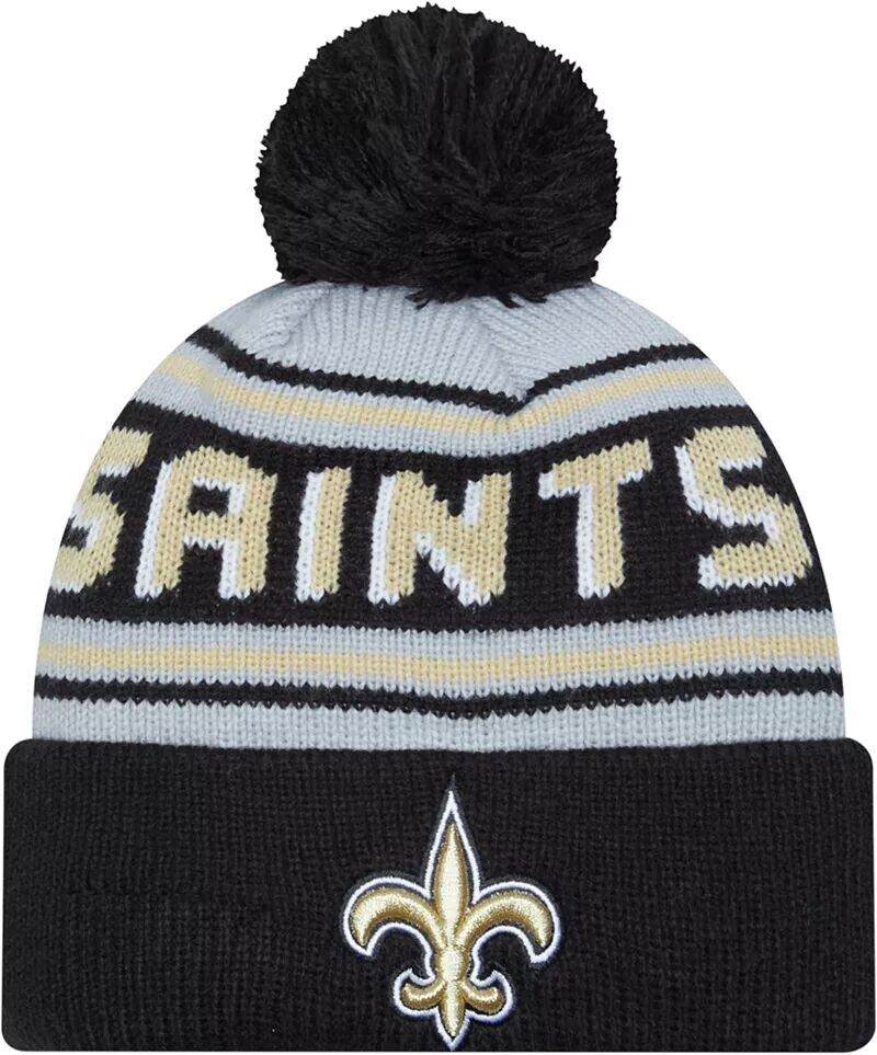 

Черная мужская вязаная шапка New Era New Orleans Saints Cheer