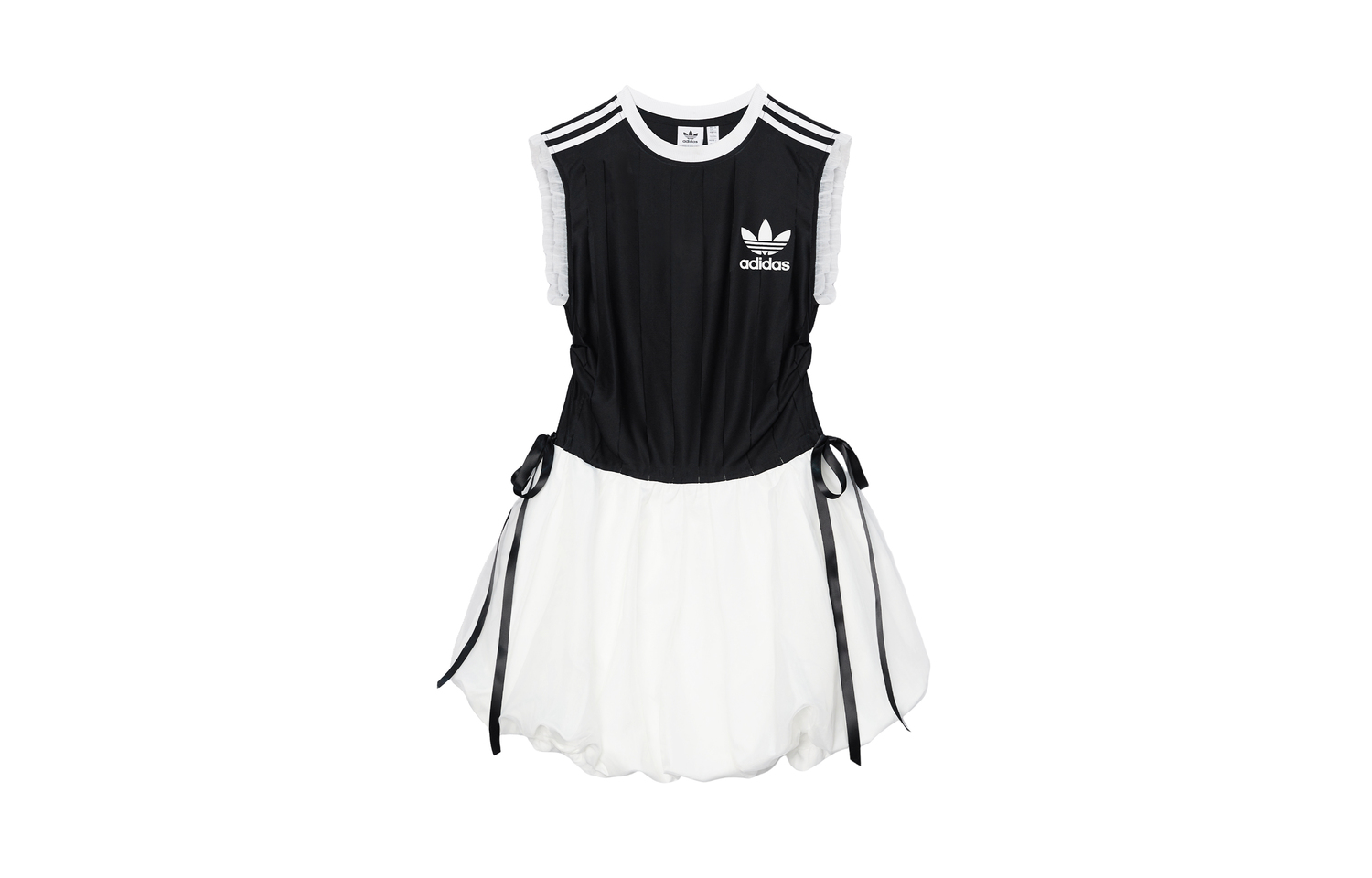 

Adidas Originals Женское платье Adi Color без рукавов черное белое