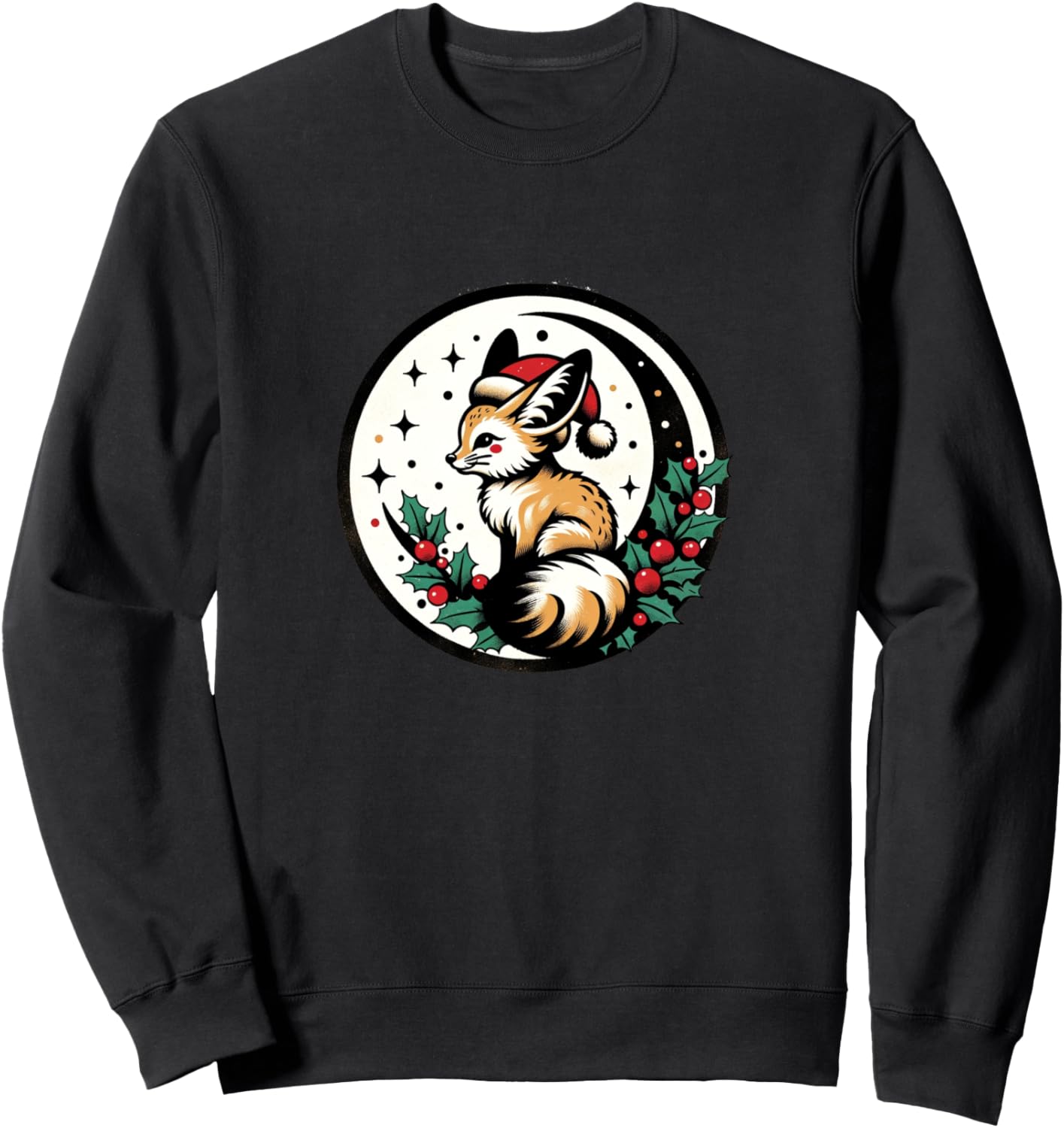 

Толстовка с изображением мультяшной лисы фенек и надписью «Счастливого Рождества», черная, размер S Vintage Fennec Foxes Snugg, Черный, Толстовка с изображением мультяшной лисы фенек и надписью «Счастливого Рождества», черная, размер S Vintage Fennec Foxe