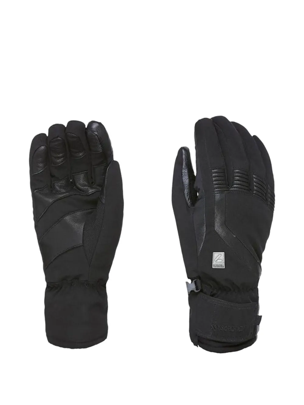 

Перчатки из GORE-TEX с кожаными вставками Level, черный