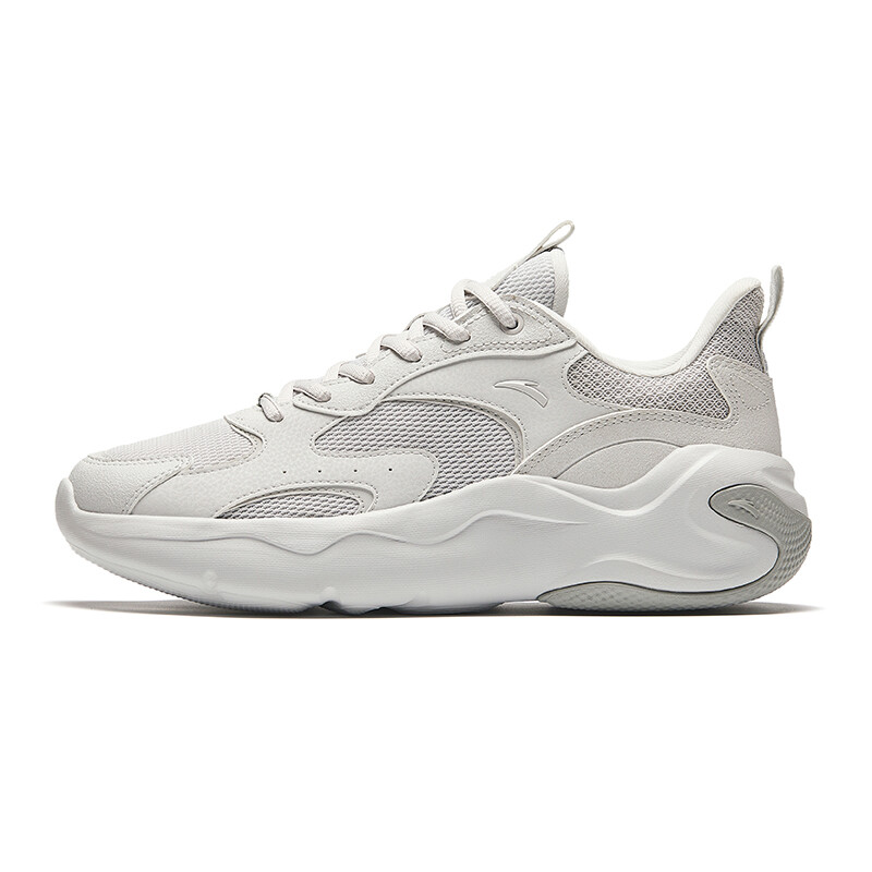 

Кроссовки ANTA Lifestyle Shoes Men Low-top Cumulus Grey / Sand Grey / Pure White, белый