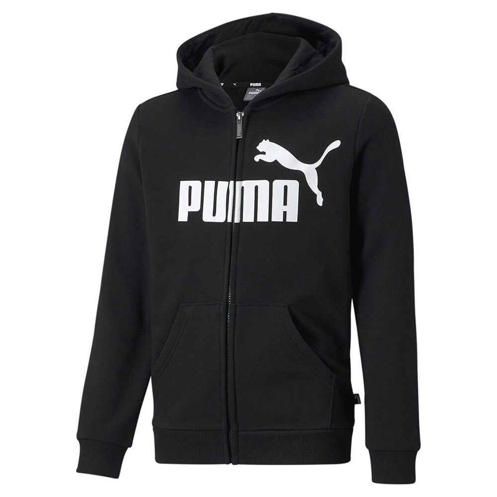 

Толстовка Puma Ess Big Logo Full Zip, черный