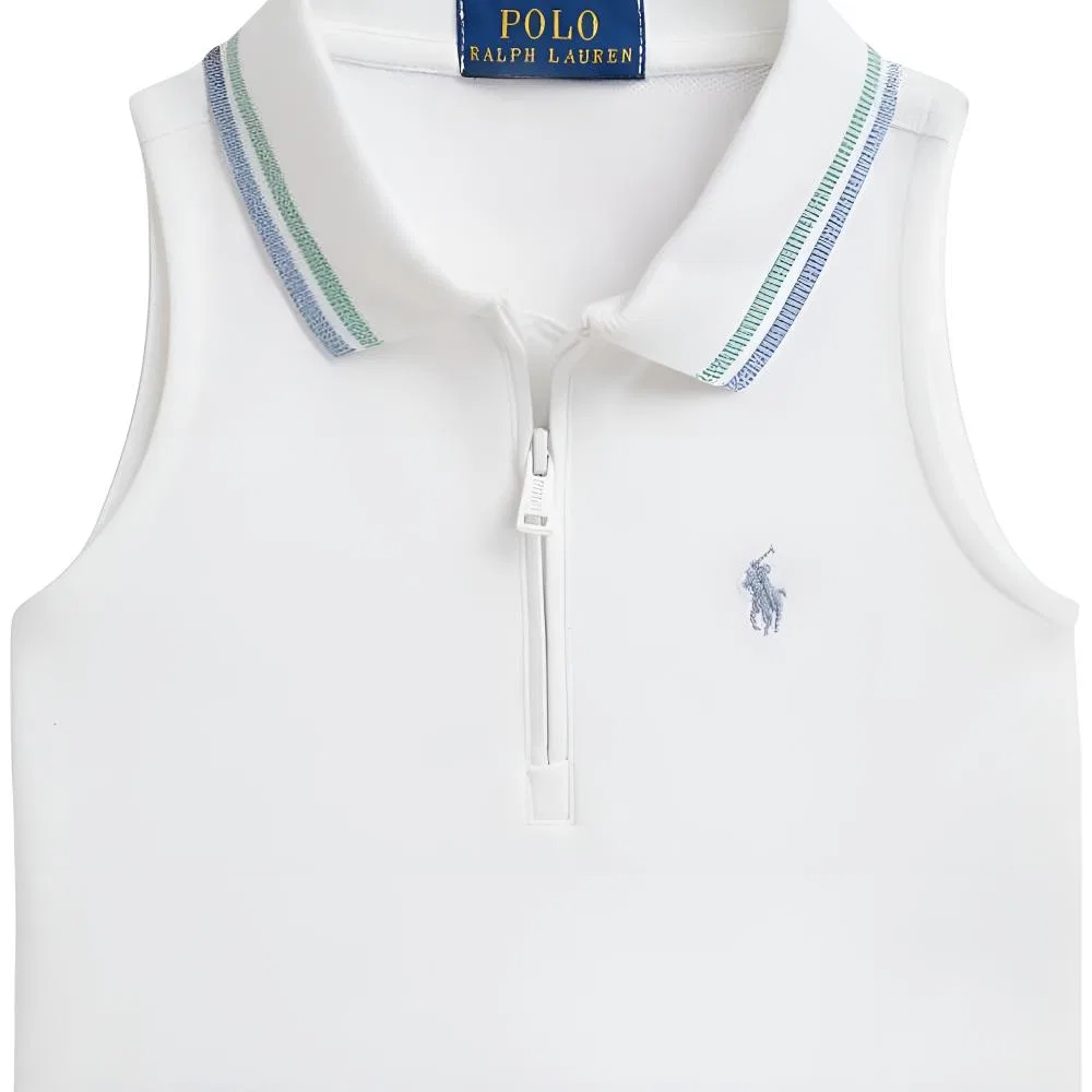 Жилет свободного кроя Polo Ralph Lauren белый — фото 4