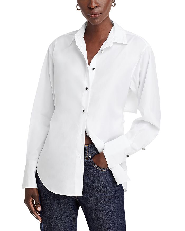 

Рубашка из поплина Eve rag & bone, белый
