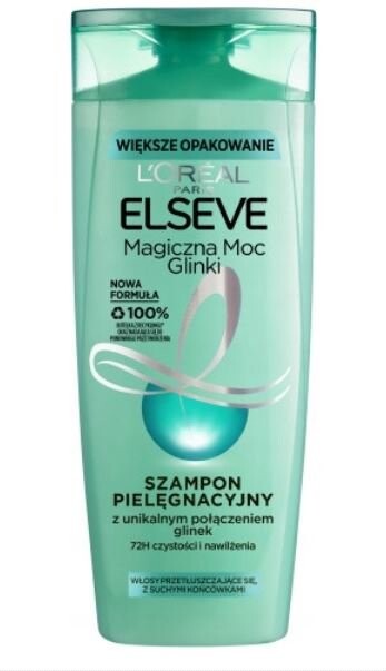

L'oreal Paris, Elseve, шампунь для волос с глиной, питает и восстанавливает, 500 мл