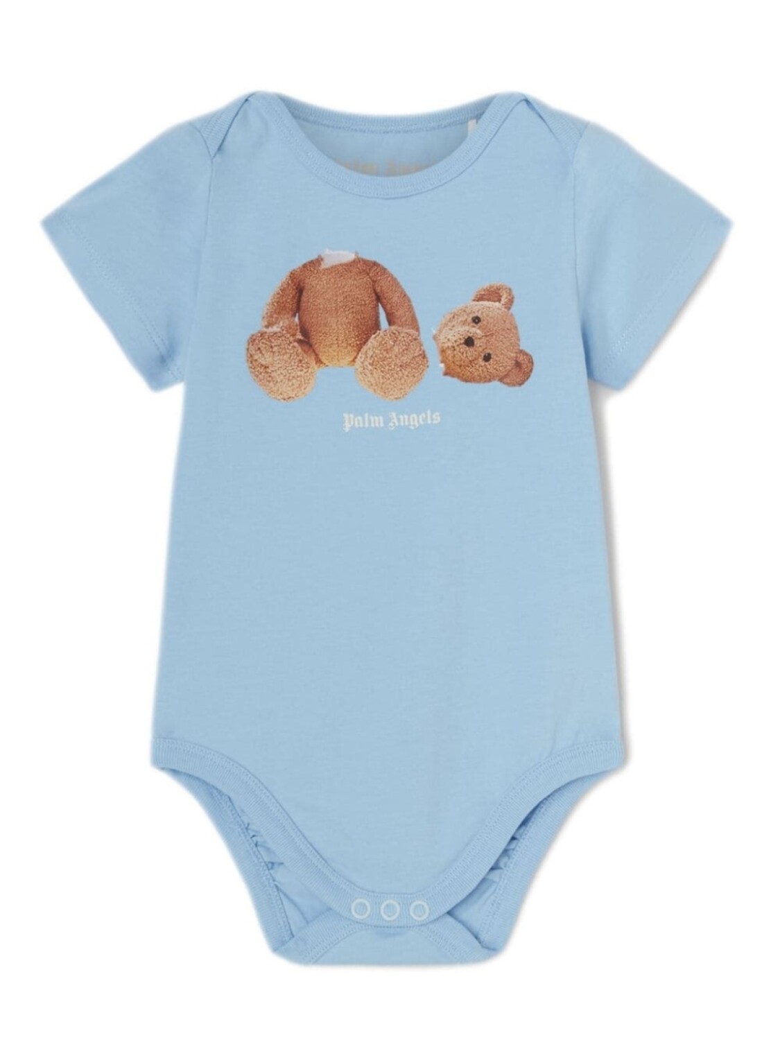 

Palm Angels Kids боди Broken Bear, синий