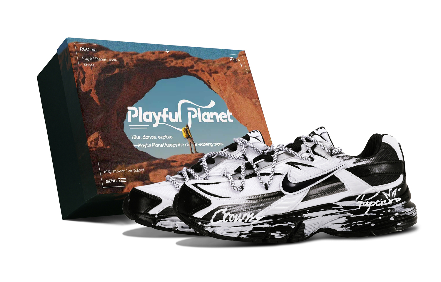 

Nike Кроссовки low top initiator мужские черный белый