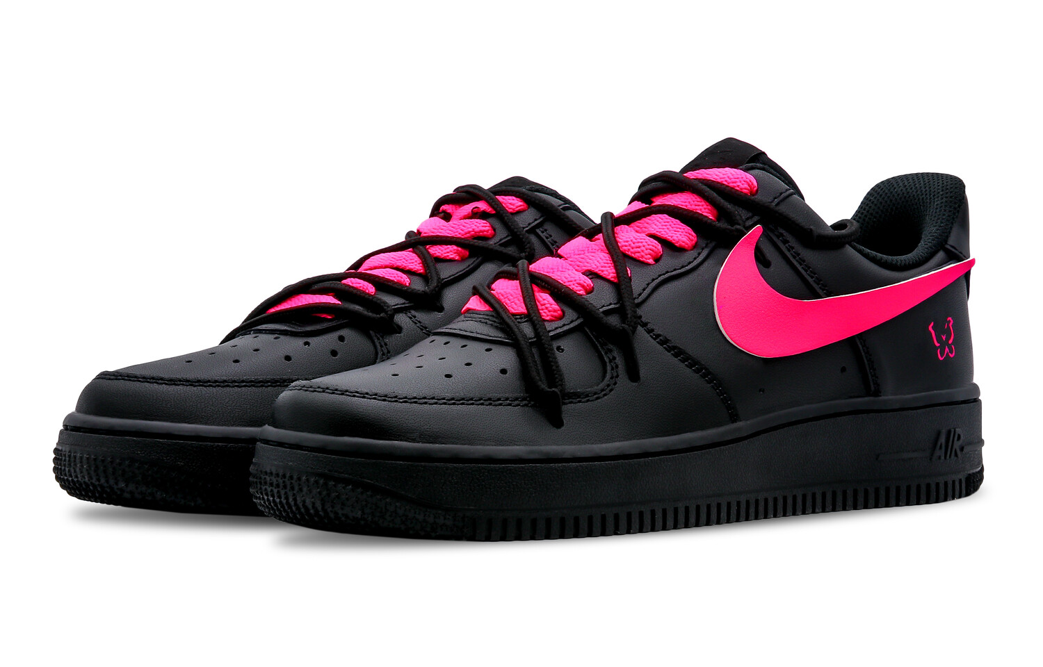 

Кроссовки Nike Air Force 1 Skateboard Shoes Women's Low-Top Black Pink