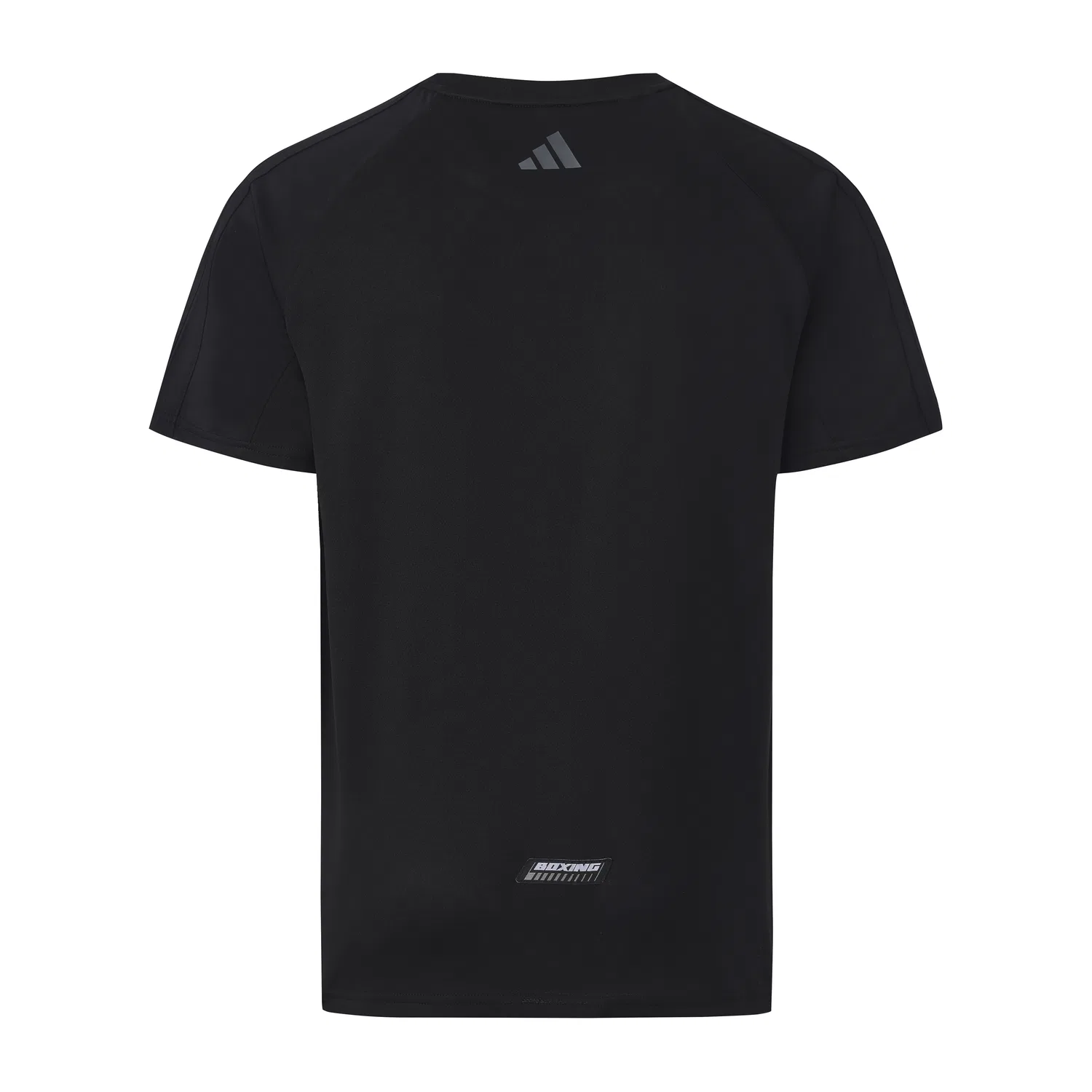 Футболка хлопковая с круглым вырезом Adidas Black — фото 4