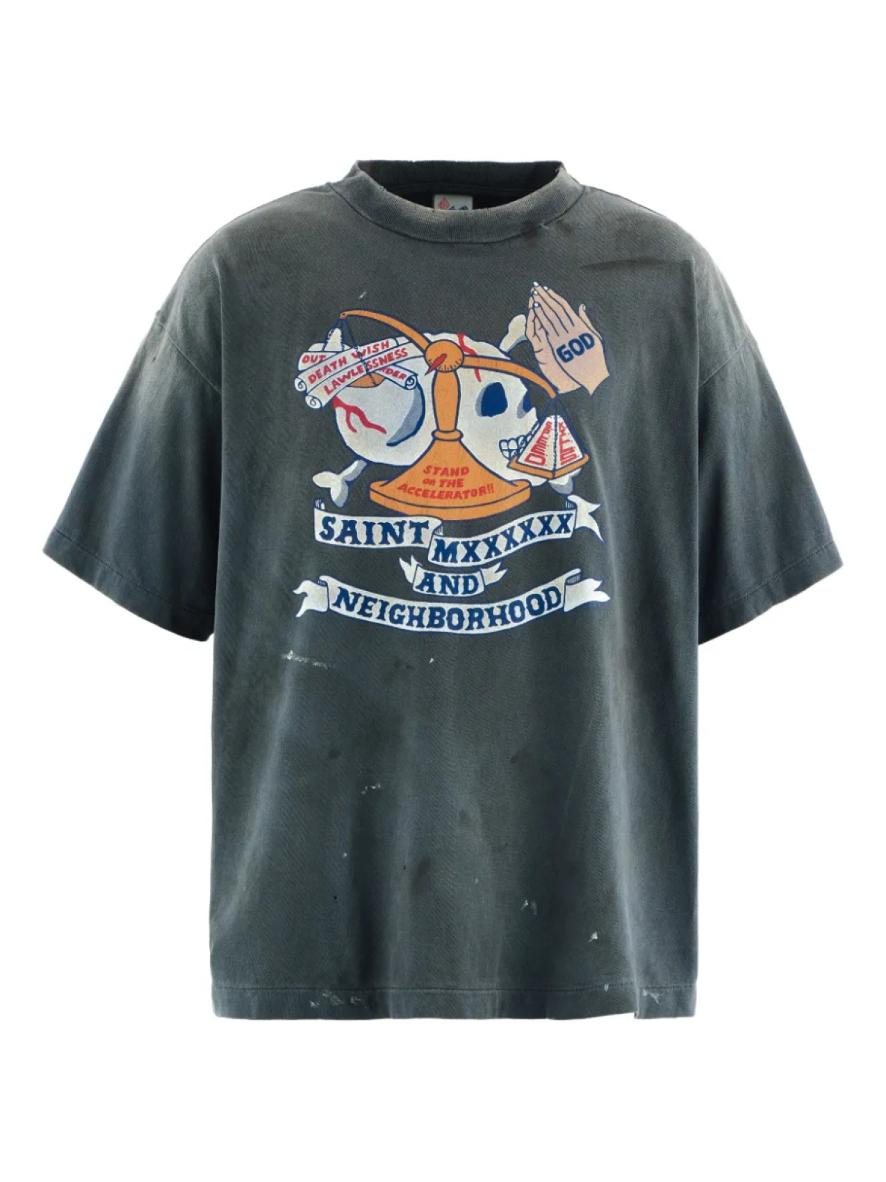 

Neighborhood футболка с круглым вырезом, черный