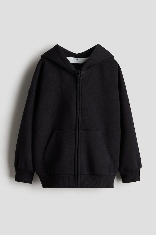 

Куртка с капюшоном большого размера H&M, черный