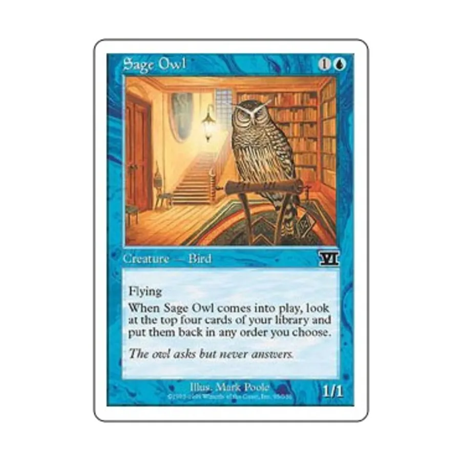 

CCG Мудрая сова (С), MTG - 6th Edition (Classic)
