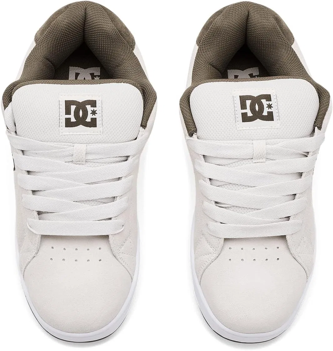 Кроссовки для скейтбординга DC Shoes Gaveler, Off-White/Green, 42 EU — фото 2