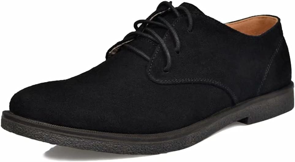 

Мужские замшевые оксфорды на плоской подошве с шнуровкой Beinfaith, черный