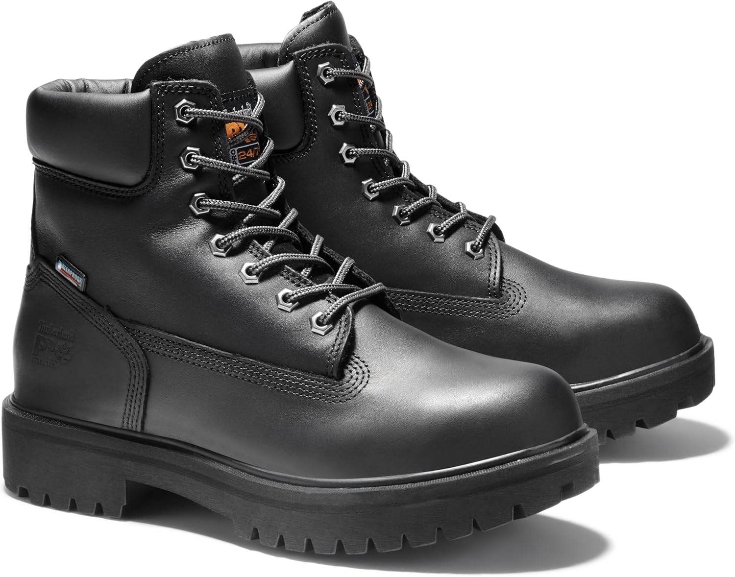 Timberland PRO мужские Direct Attach 6 дюймовые стальные защитные носки утепленные водонепроницаемые рабочие ботинки, Black — фото 2