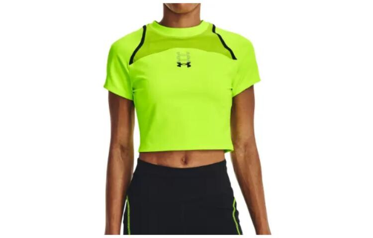 

Укороченный топ Anywhere женский зеленый Under Armour