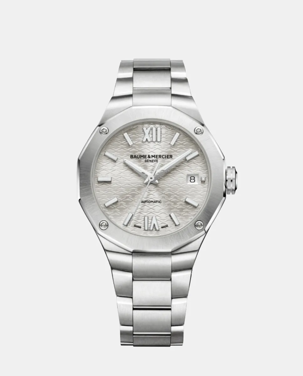 

Женские часы Riviera M0A10615 с автоматическим механизмом из стали Baume & Mercier, серебряный