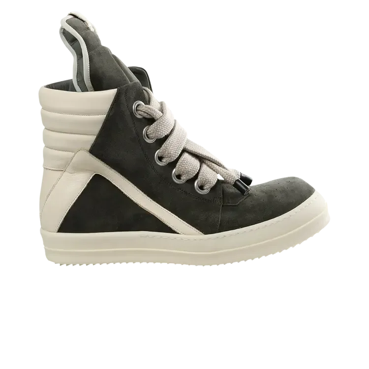 Кроссовки Rick Owens Jumbolace Geobasket 'Euca Milk', зеленый