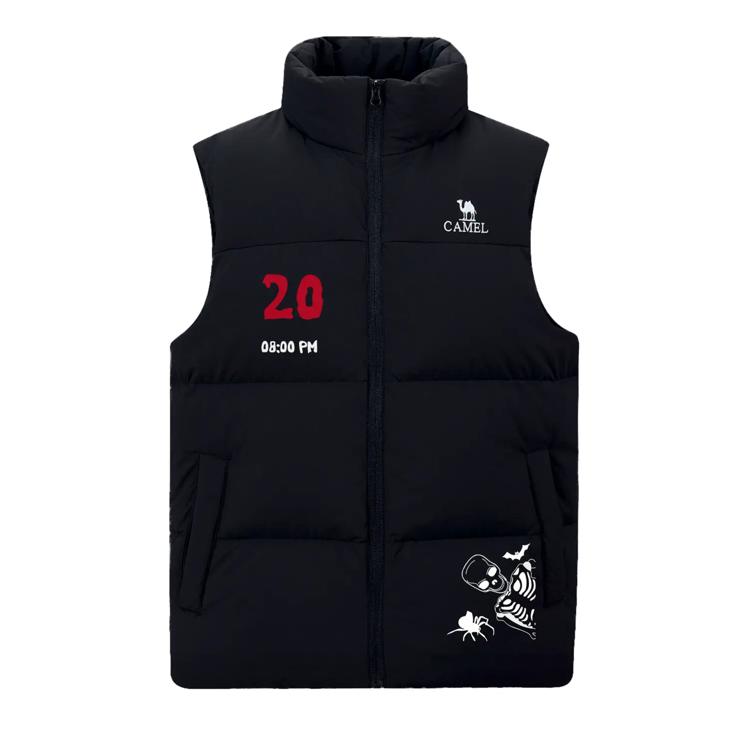 

CAMEL Пуховик мужской Phantom Black со стойкой