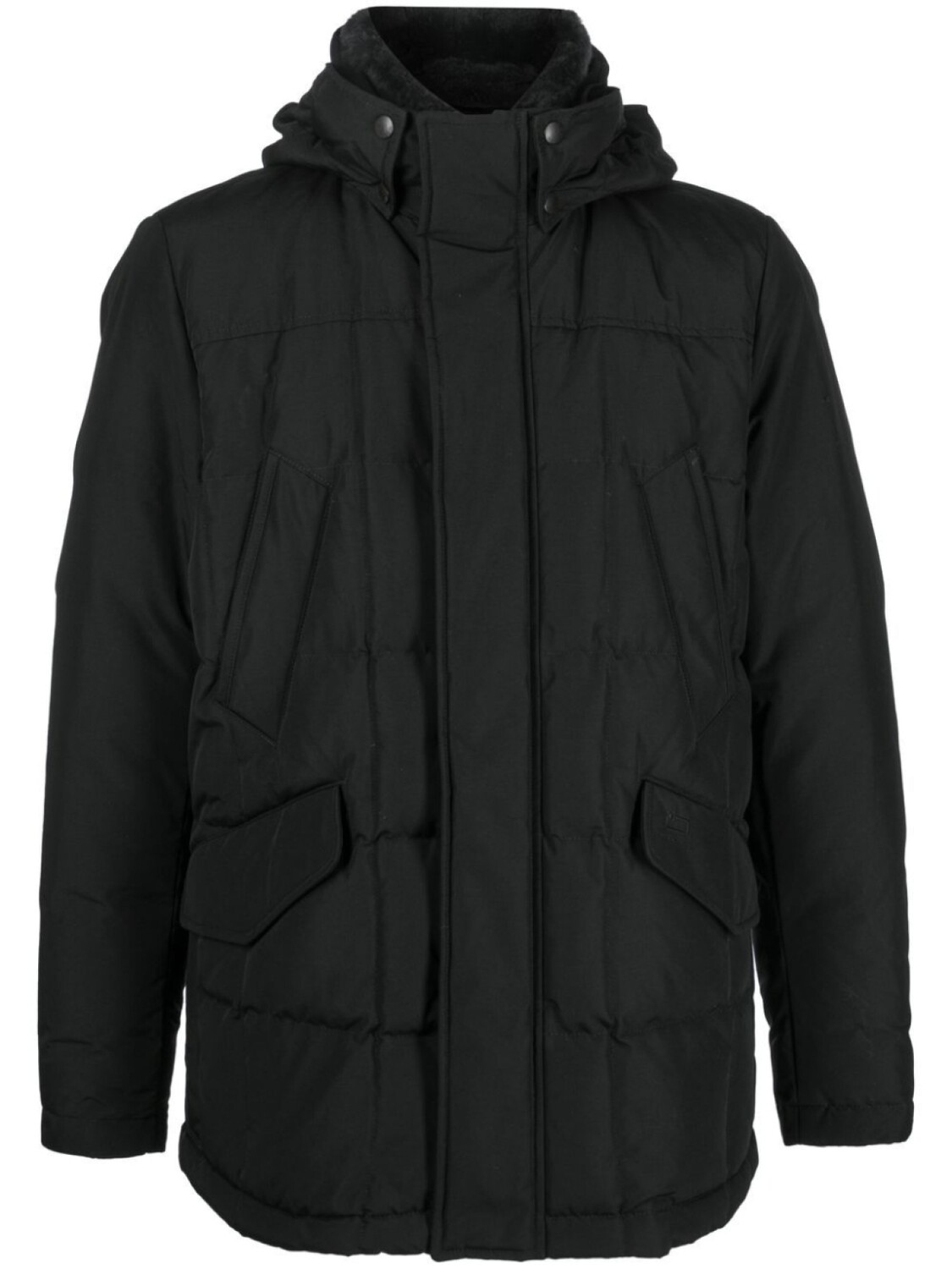 

Woolrich пуховик с капюшоном, черный