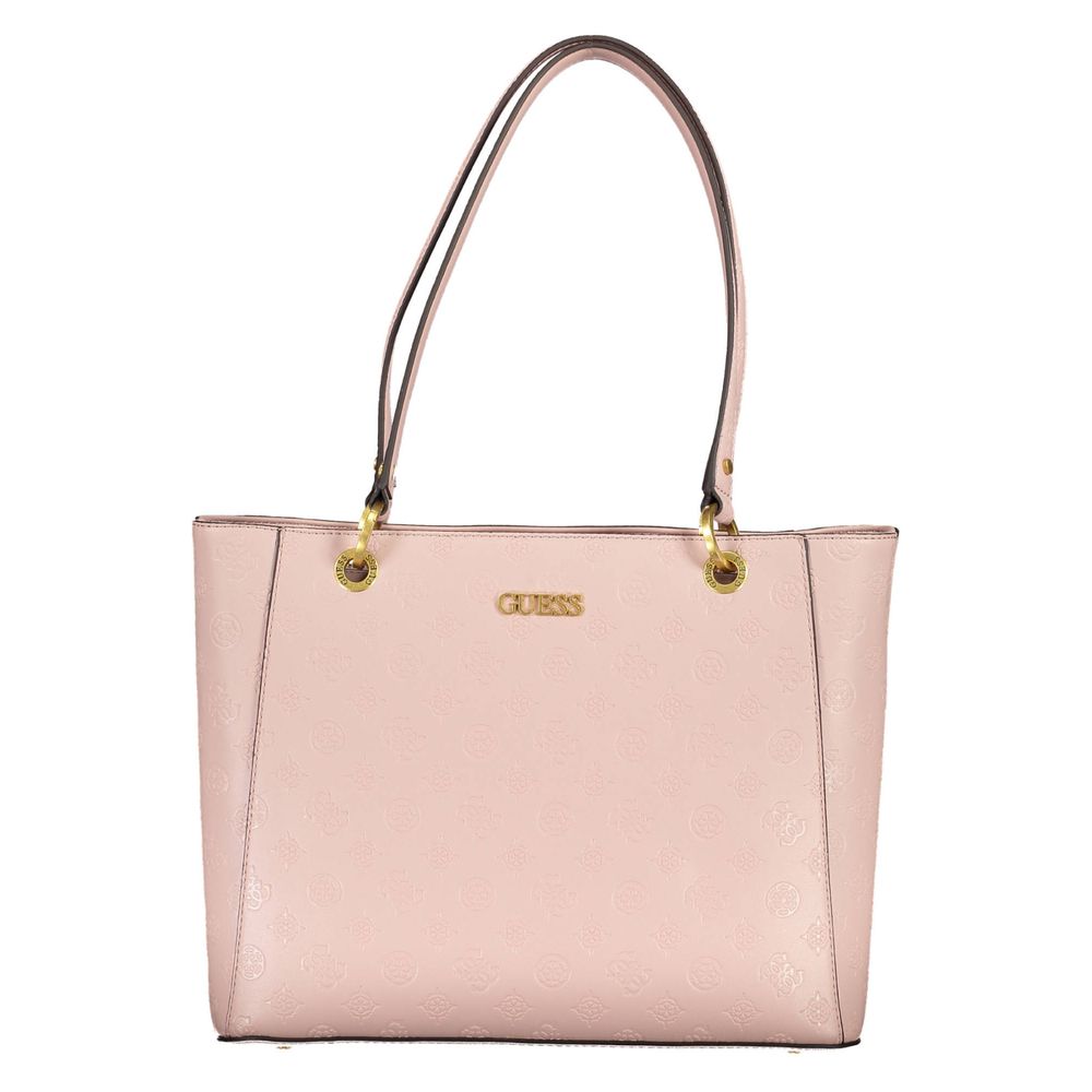 

Розовая полиэтиленовая сумочка Guess Shoes