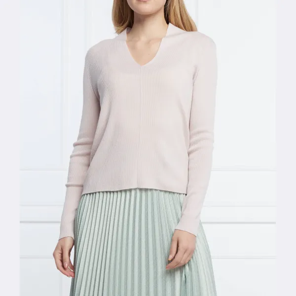

Свитер свободного кроя из шерсти ранчо Max Mara, розовый
