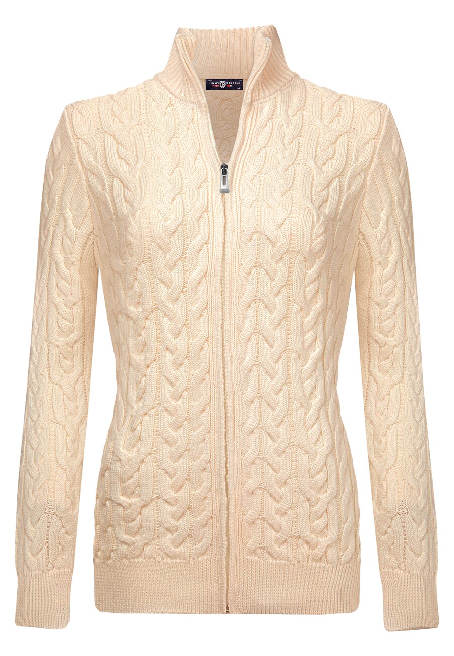 

Вязаный кардиган Jimmy Sanders Knit Cardigan, бежевый