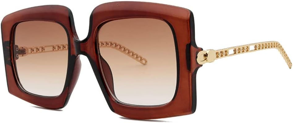 

Солнцезащитные очки для женщин с градиентной окраской и большой оправой, предназначенные для использования на открытом воздухе и защиты от ультрафиолетового излучения generic, Tea