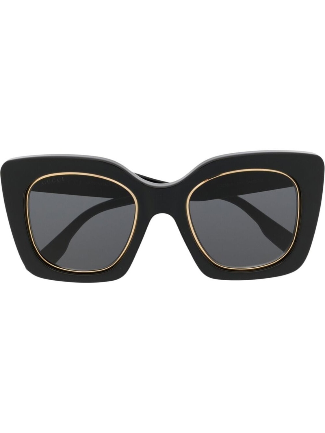 

Gucci Eyewear солнцезащитные очки GG1151S в оправе 'кошачий глаз', черный