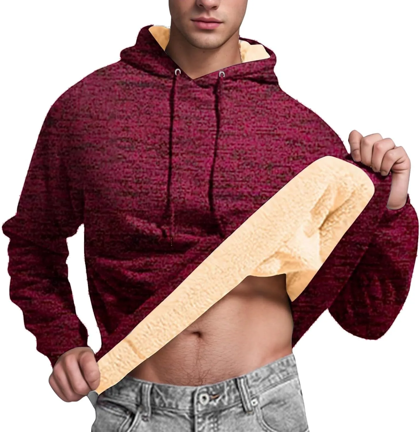 

Мужская утепленная толстовка с капюшоном Sherpa