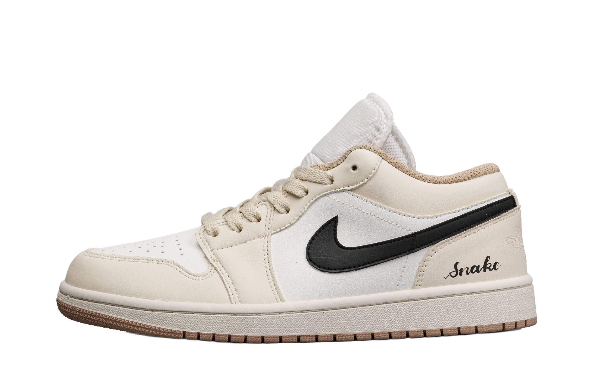 

Jordan Кроссовки баскетбольные мужские низкие Air 1 Cushioning, Wear Resistant, винтажные, beige yellow