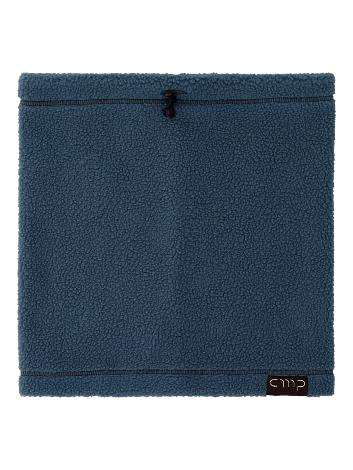 

Шарф-труба из флиса Тедди темно-синего цвета cmp