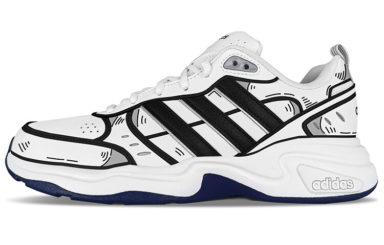 

Кроссовки adidas neo Strutter Lifestyle Shoes Unisex Low-top Black, белый