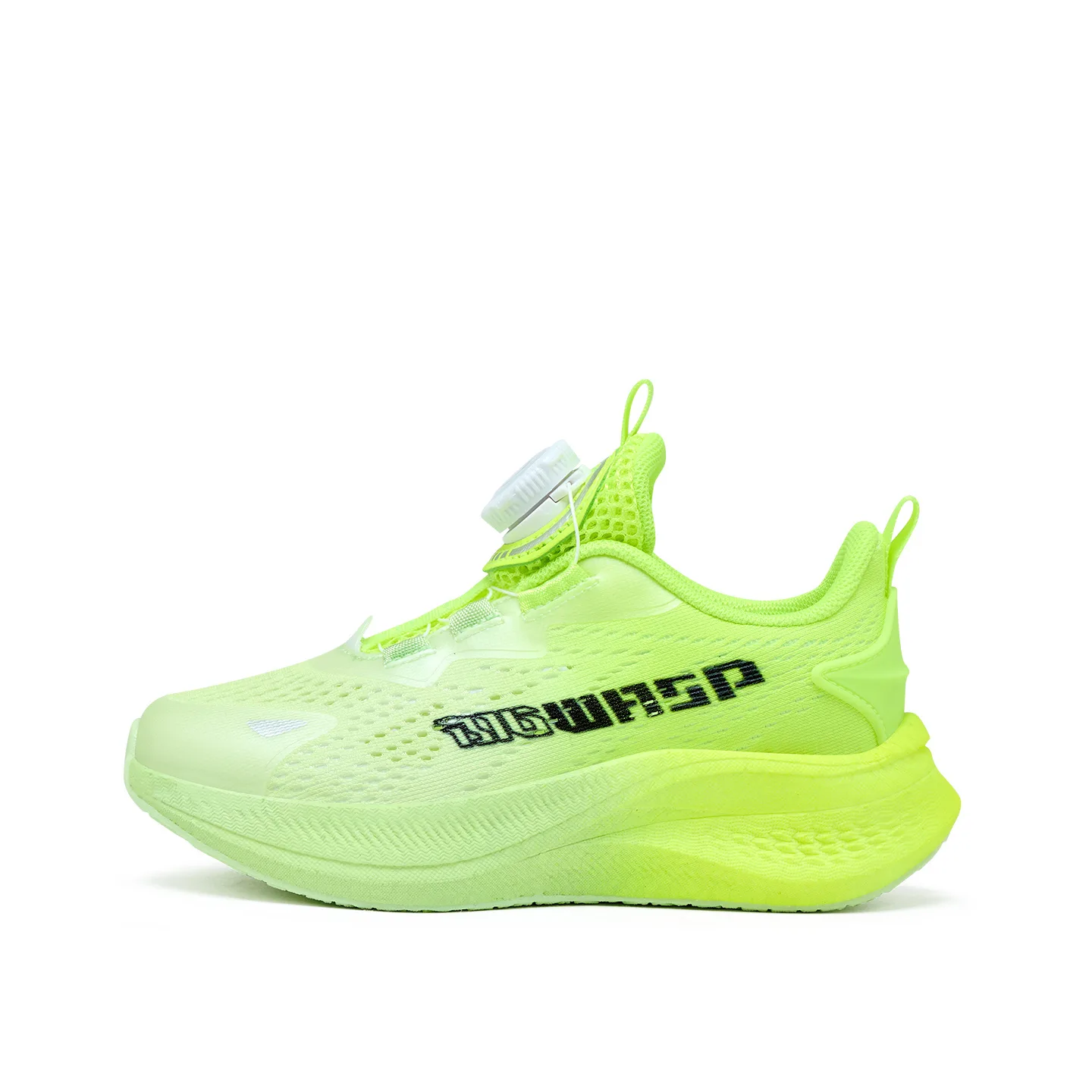 Легкие кроссовки для бега Slip Resistant, Abrasion Resistant, Rebound, Breathable, Lightweight Cushioning Low top BIG WASP, neon зеленый[spring summer unlined mesh]