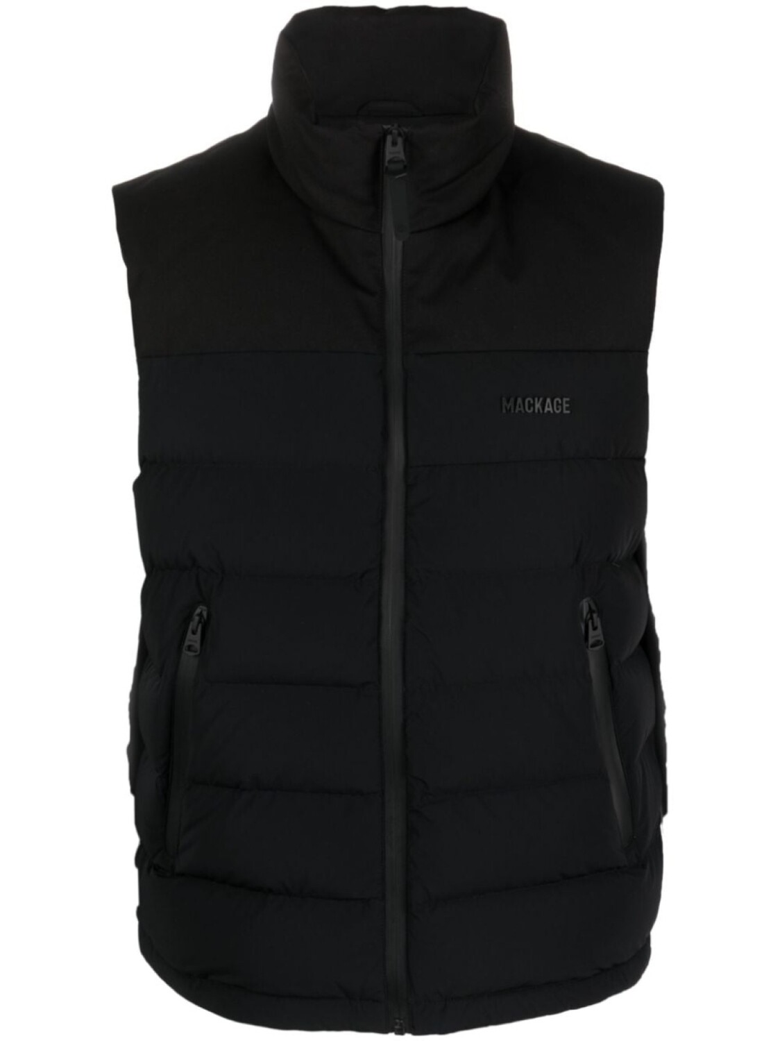 

Mackage дутый жилет с логотипом, черный