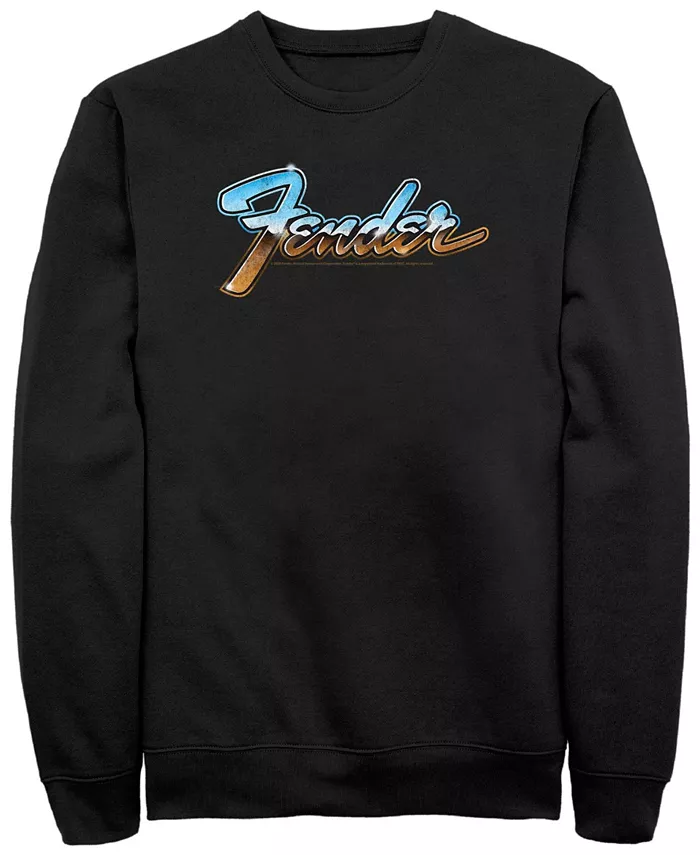 

Мужской флисовый свитшот Fender Chrome Crew, черный