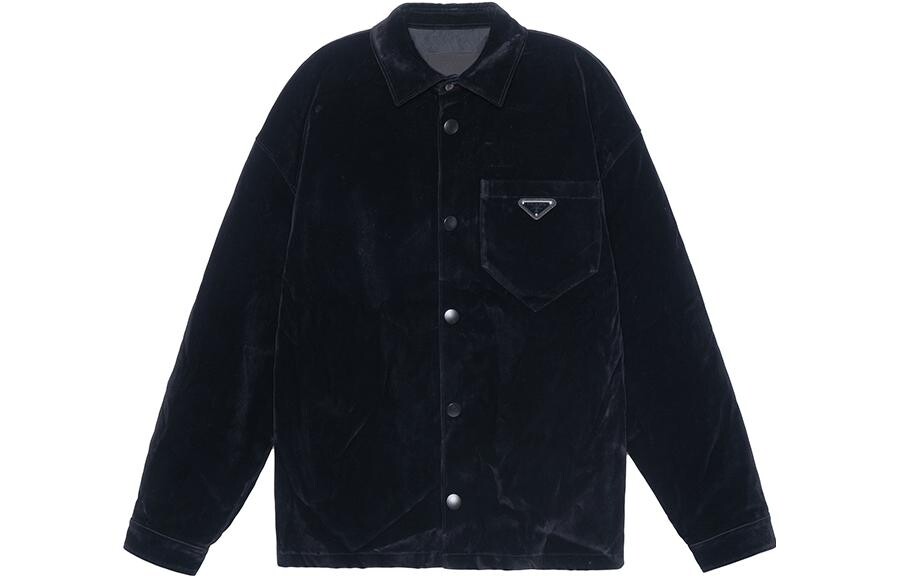 

Рубашка мужская Prada Triangle-logo, черный