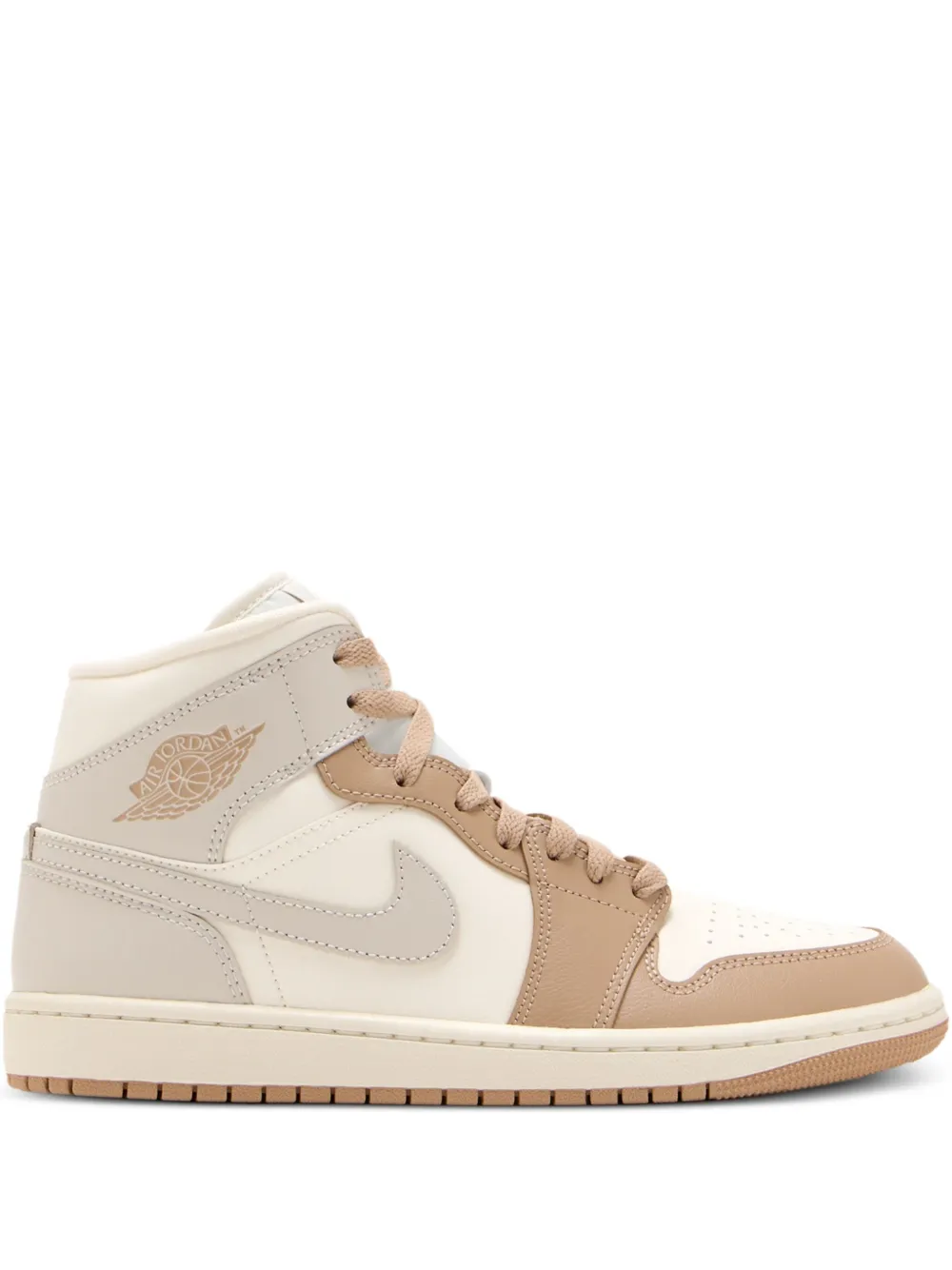 Высокие кроссовки Air Jordan 1 Nike, коричневый