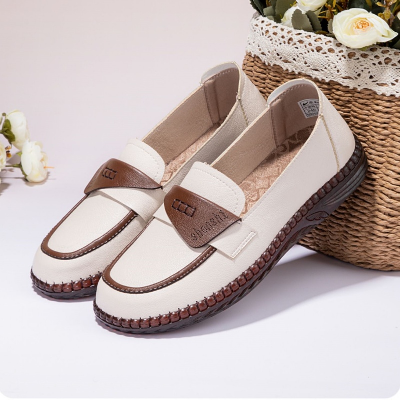 TAIHEYUAN Женские повседневные туфли-лодочки 71521 бежевые, цвет 71521 Beige — фото 3