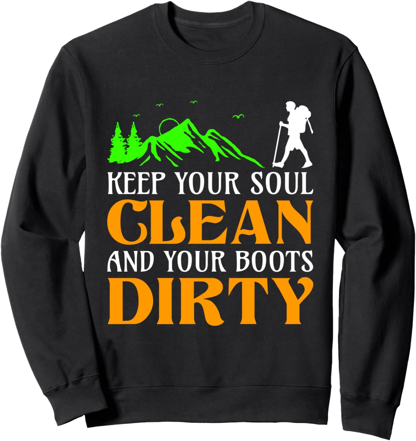 

Толстовка Hiking, Mountain Lines, Alpine Motifs, Hiking., черный