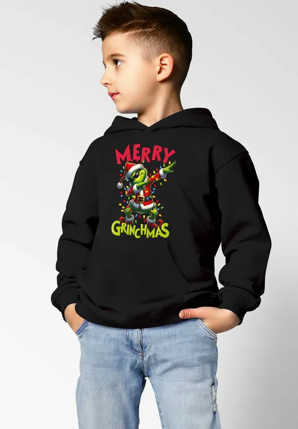 Толстовка merry grinch weihnachts outfit Moonworks, Schwarz