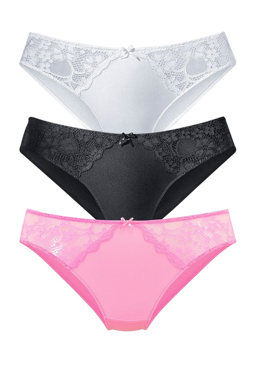 

Трусики PETITE FLEUR, цвет Pink/Black/White