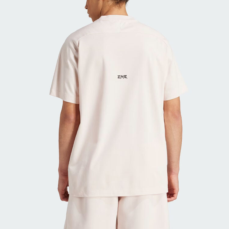Футболка ZNE мужская бежевая Adidas, бежевый — фото 3