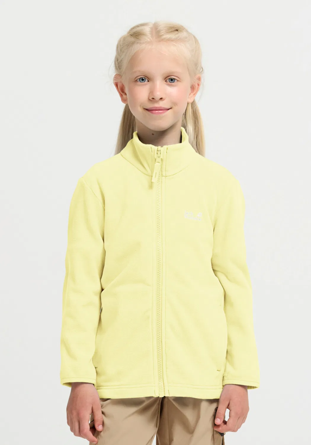 Флисовая куртка Jack Wolfskin, Pastel Yellow — фото 4